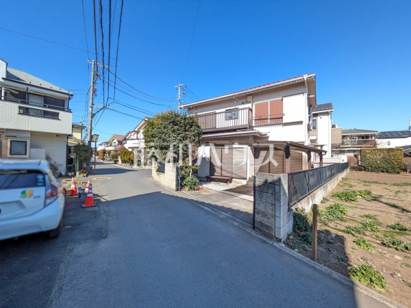 接道状況および現場風景　【昭島市田中町１丁目】