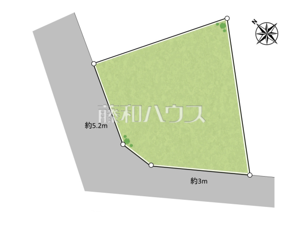 全体区画図　【昭島市田中町１丁目】