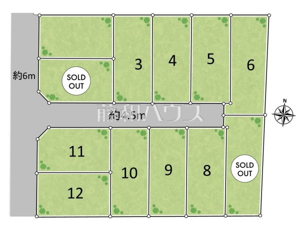 全体区画図 【小平市鈴木町1丁目】 全体区画図 【小平市鈴木町1丁目】