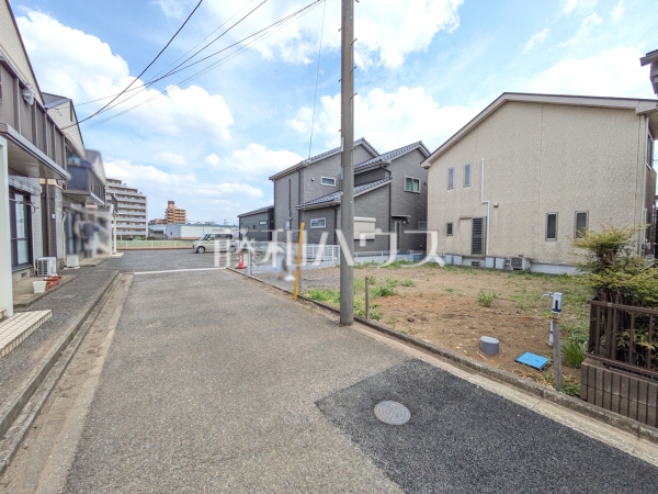 接道状況および現場風景　【所沢市大字下安松】