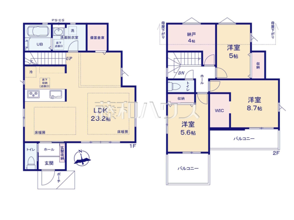 間取図　【福岡市東区香住ヶ丘４丁目】