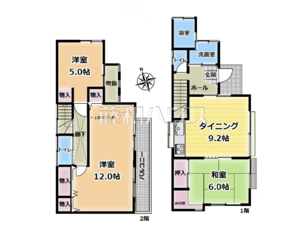 間取図　【新座市畑中１丁目】