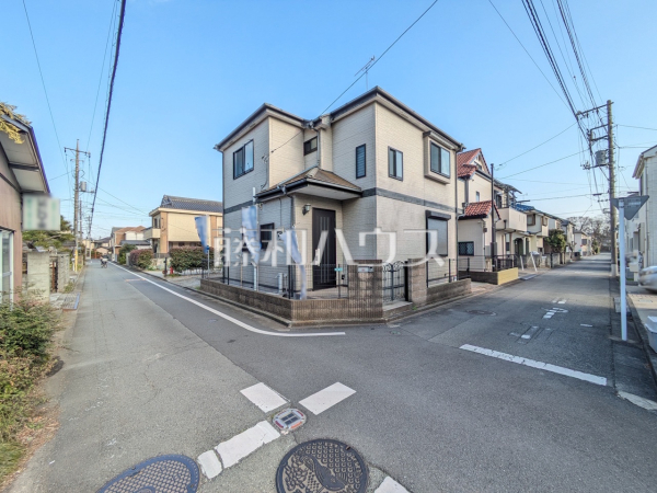 接道状況および現場風景　【昭島市美堀町２丁目】