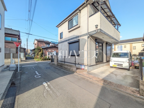 接道状況および現場風景　【昭島市美堀町２丁目】