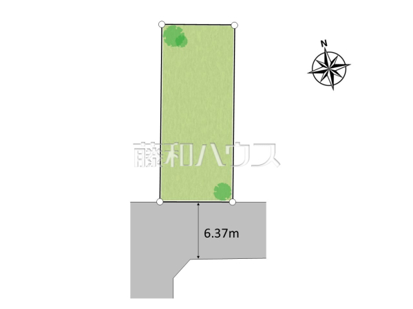 全体区画図　【武蔵村山市大南２丁目】