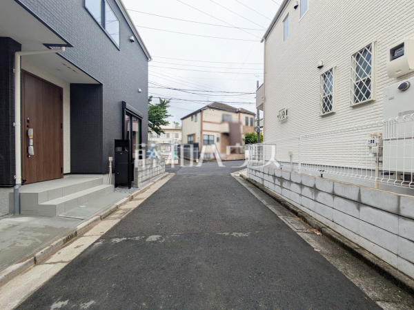 接道状況および現場風景　【練馬区東大泉７丁目】