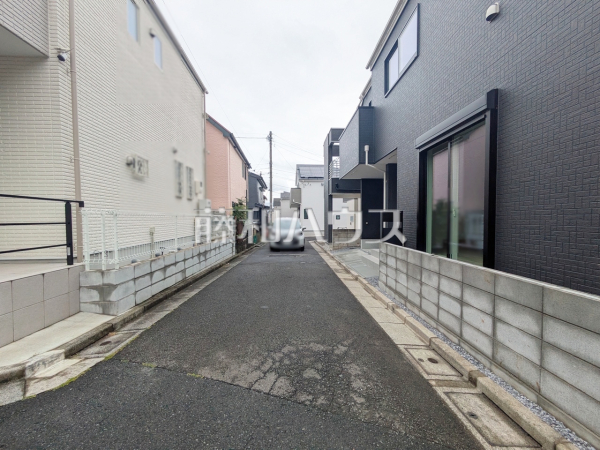 接道状況および現場風景　【練馬区東大泉７丁目】