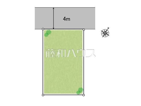 全体区画図　【八王子市諏訪町】