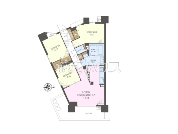 間取図　【グランスイート多摩センター】