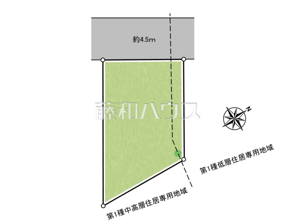 全体区画図　【八王子市元八王子町２丁目】