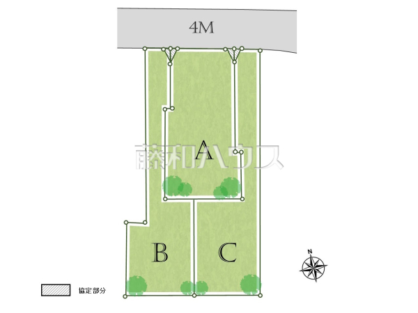 全体区画図　【三鷹市新川１丁目】