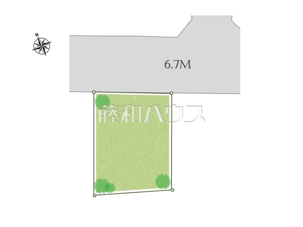 全体区画図　【調布市緑ケ丘１丁目】