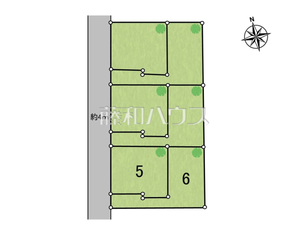 全体区画図　【西東京市北原町１丁目】