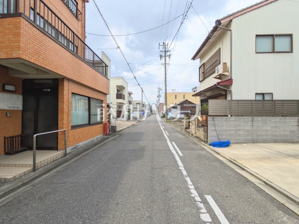 接道状況および現場風景　【名古屋市北区大杉町７丁目】
