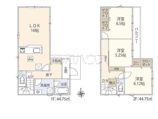 間取図　【東大和市湖畔３丁目】