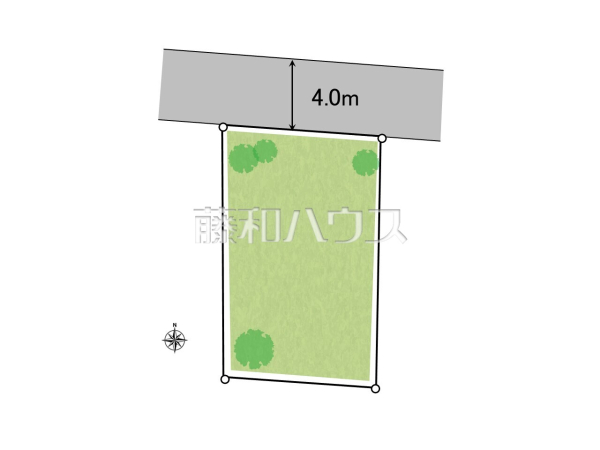 全体区画図　【東大和市湖畔３丁目】