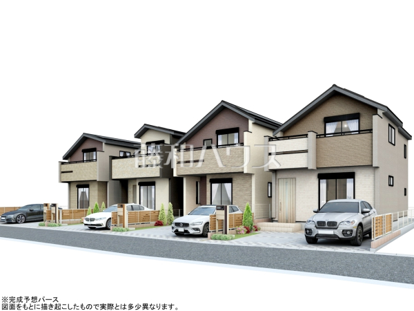 完成予想図（外観）　【東村山市野口町２丁目】
