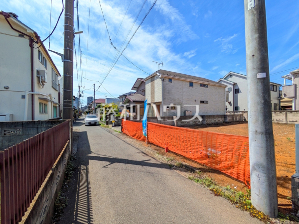 接道状況および現場風景　【国分寺市本多４丁目】