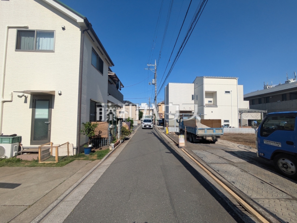 接道状況および現場風景　【練馬区谷原５丁目】