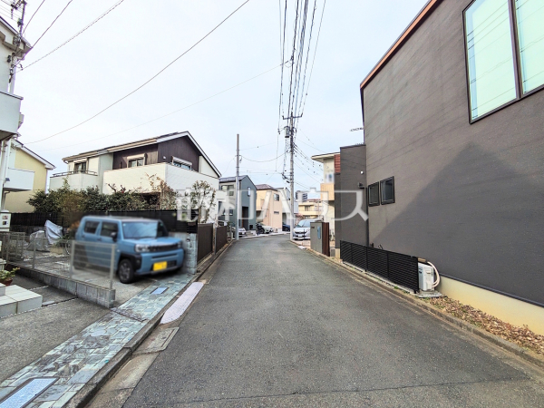 接道状況および現場風景　【調布市布田５丁目】
