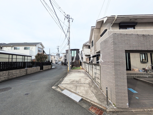 接道状況および現場風景　【調布市布田５丁目】