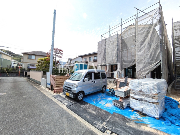 接道状況および現場風景　【福岡市南区鶴田１丁目】