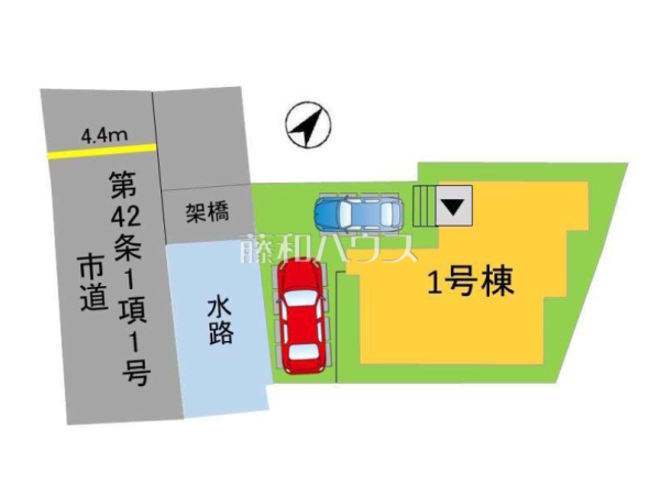 全体区画図　【福岡市南区曰佐１丁目】