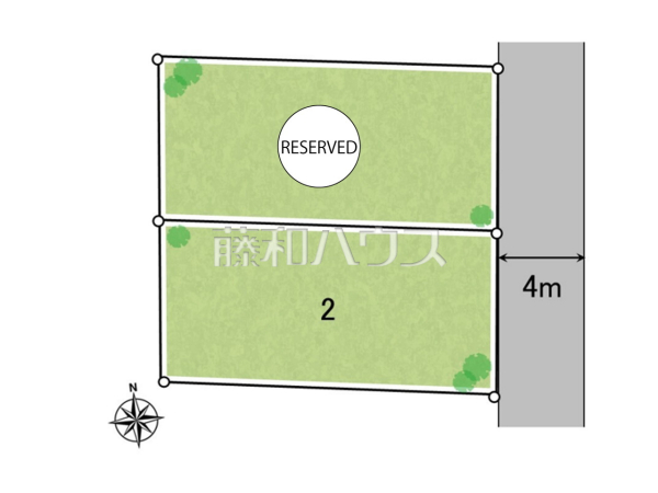 全体区画図　【小平市花小金井５丁目】