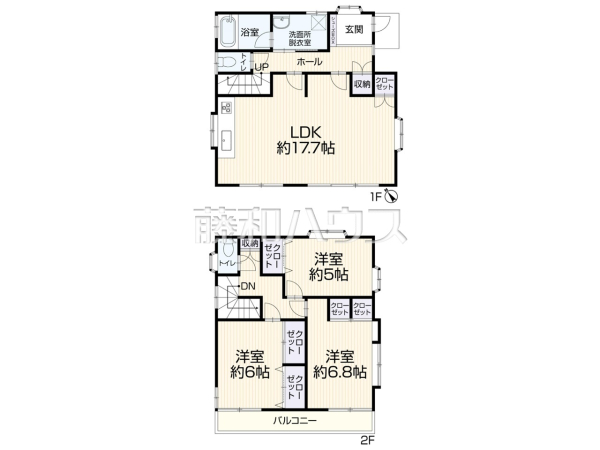 間取図　【所沢市上新井２丁目】