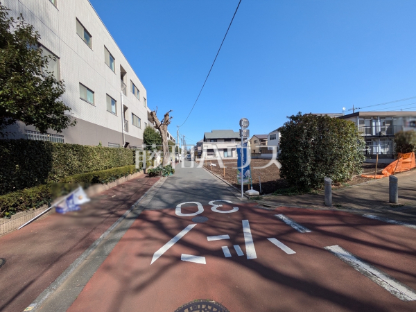 接道状況および現場風景　【杉並区宮前２丁目】