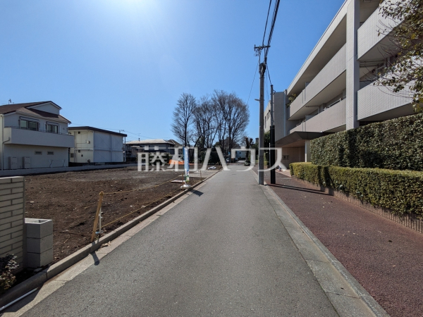 接道状況および現場風景　【杉並区宮前２丁目】