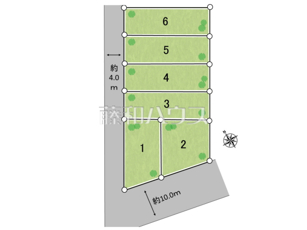 全体区画図　【杉並区宮前２丁目】