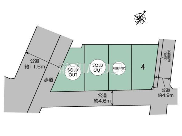 全体区画図　【福岡市南区弥永１丁目】