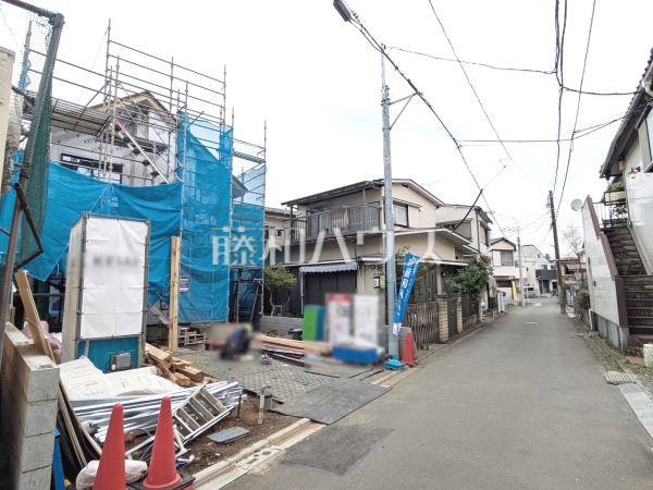 接道状況および現場風景　【西東京市向台町６丁目】