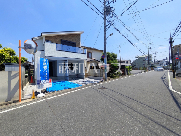 接道状況および現場風景　【練馬区石神井台５丁目】