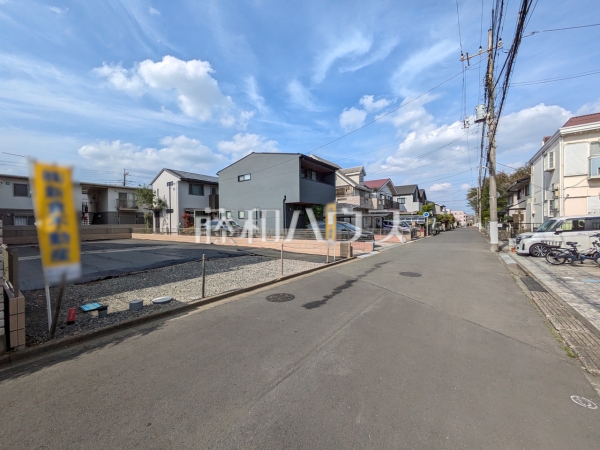 接道状況および現場風景　【所沢市東所沢和田２丁目】