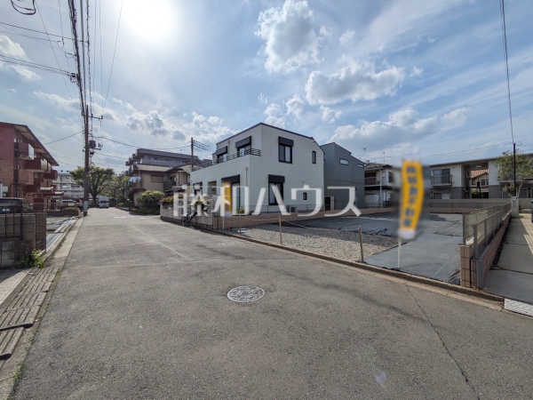 接道状況および現場風景　【所沢市東所沢和田２丁目】