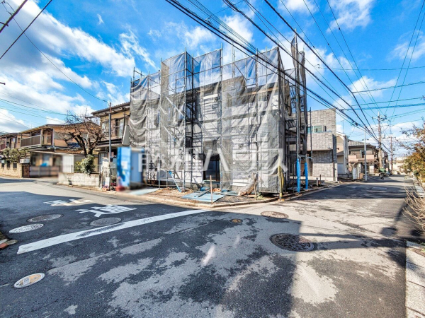 接道状況および現場風景　【新座市石神５丁目】