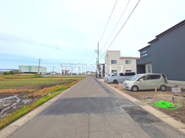 接道状況および現場風景　【小牧市多気西町】