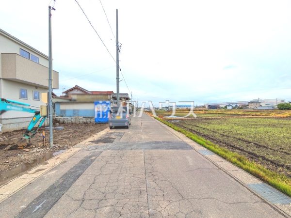 接道状況および現場風景　【小牧市多気西町】
