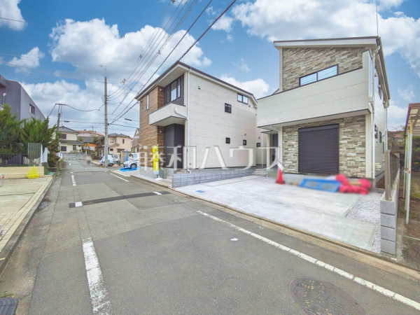 接道状況および現場風景　【八王子市中野町】