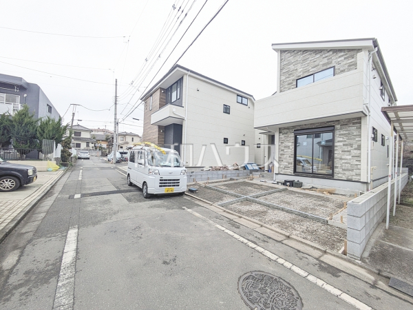 接道状況および現場風景　【八王子市中野町】