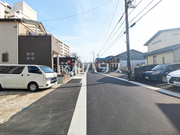 接道状況および現場風景 【名古屋市北区山田4丁目】 接道状況および現場風景 【名古屋市北区山田4丁目】