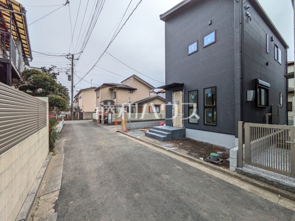 接道状況および現場風景　【小金井市貫井南町５丁目】
