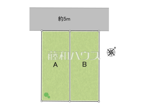 全体区画図　【日野市東平山２丁目】
見学はしたいけど、なかなか時間が取れない…そんな方に出勤前や仕事終わりにマイホームを見学できるサポートをいたします。　