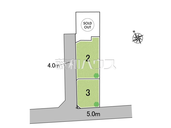 ≪全体区画図≫ 物件の事、諸費用の事など、小さな疑問も、お気軽にご連絡・ご相談下さい。 　【世田谷区喜多見４丁目】