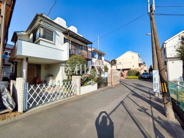 接道状況および現場風景　【日野市大字石田】