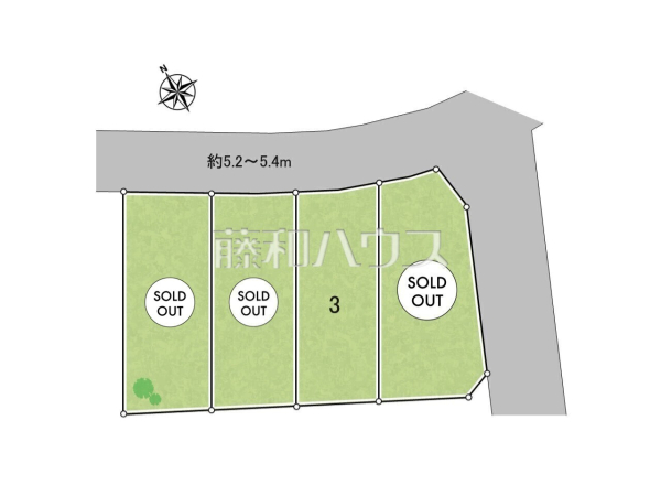 全体区画図　【うるま市字塩屋】