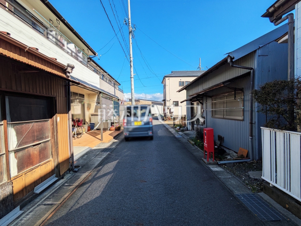 接道状況および現場風景　【春日井市上条町９丁目】