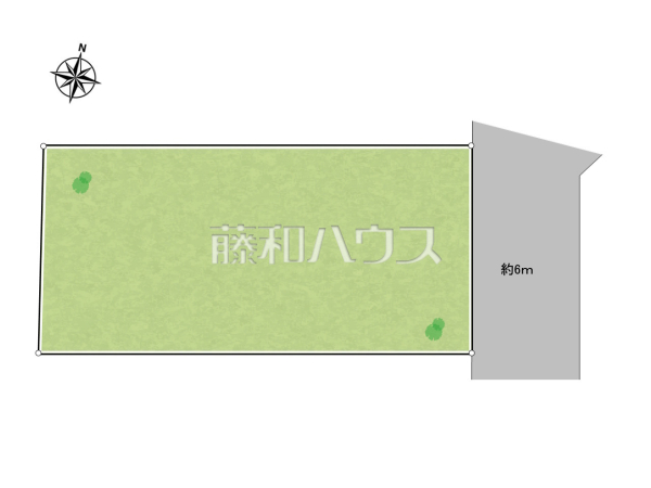 全体区画図　【所沢市大字上安松】